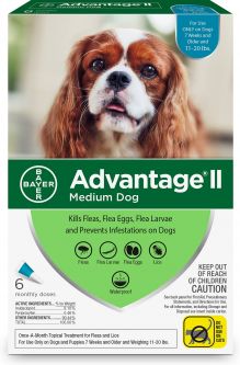 Advantage II For Dogs 11-20 lbs 12 Pack